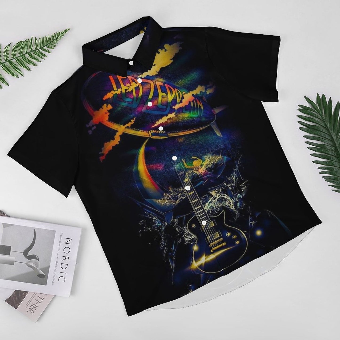 Men's Fashion Casual Printed Short Sleeve Shirts 2306101515