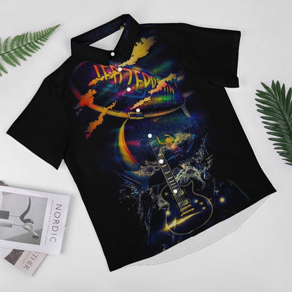 Men's Fashion Casual Printed Short Sleeve Shirts 2306101515