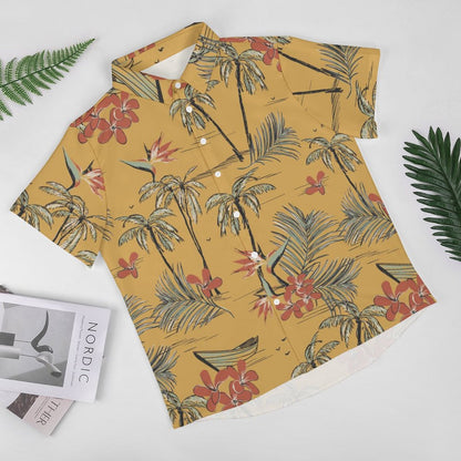 Men's Hawaiian Print Resort Shirt 2305106120