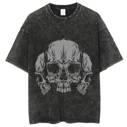 Mens Cotton Wash Solid T-Shirts Oversized Unisex Short Sleeve Streetwear Rap Hip Hop Basic Tee Tops 2305101607