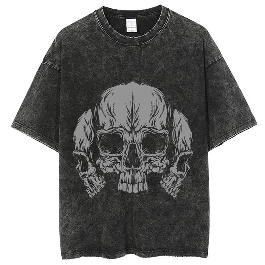 Mens Cotton Wash Solid T-Shirts Oversized Unisex Short Sleeve Streetwear Rap Hip Hop Basic Tee Tops 2305101607