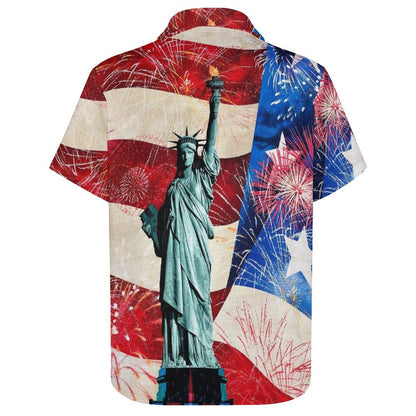 Men's Fashion Casual Printed Short Sleeve Shirts 2306105800