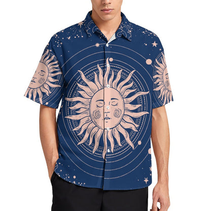 Men's Fashion Casual Printed Short Sleeve Shirts 2306100964