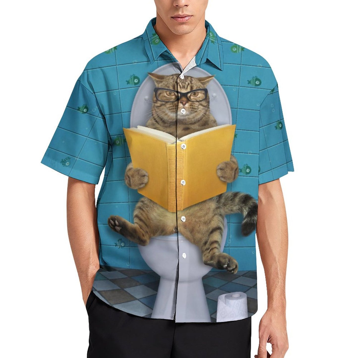 Men's Fashion Casual Printed Short Sleeve Shirts 2306105169