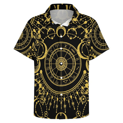Men's Fashion Casual Printed Short Sleeve Shirts 2306101051
