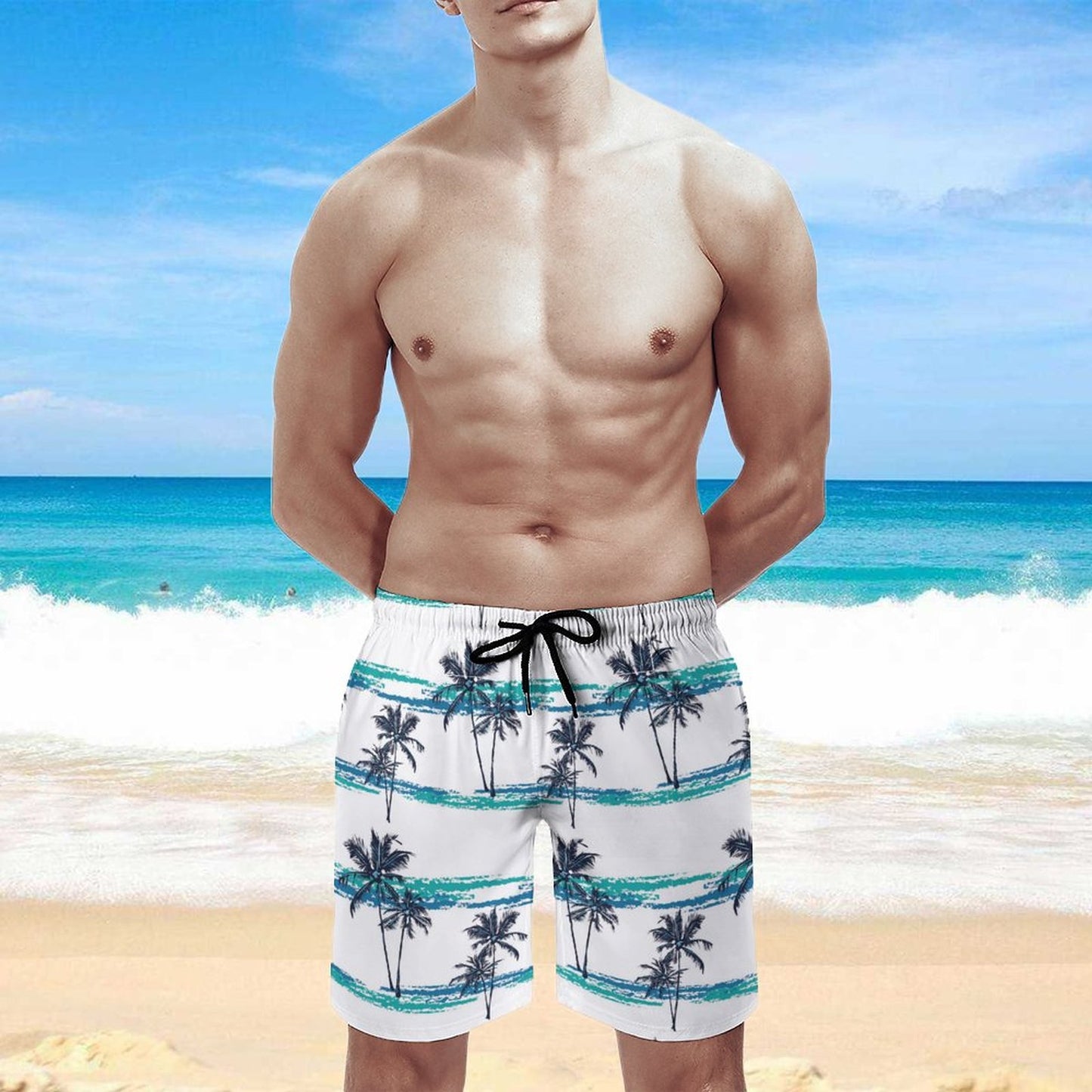 Men's sports fashion beach shorts 2305102357