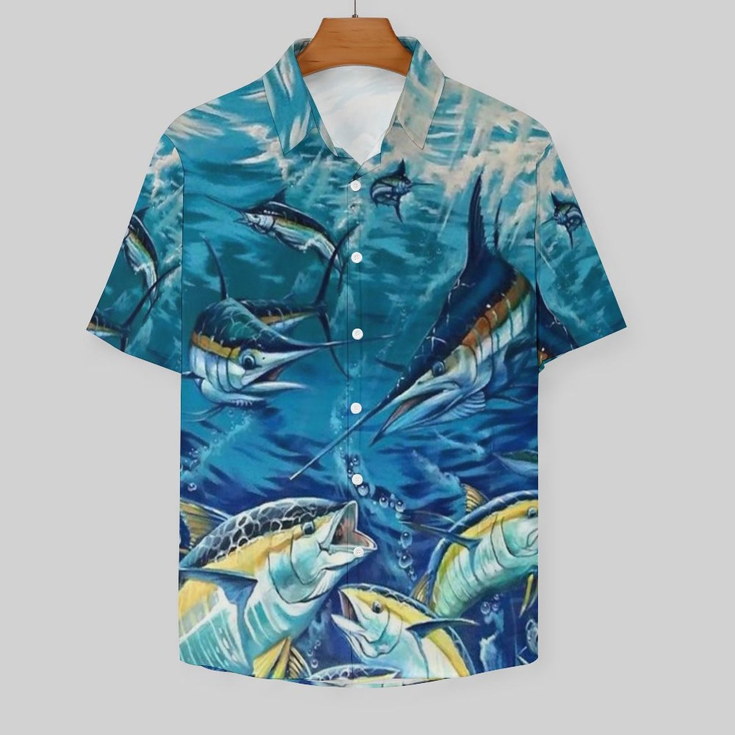Men's Fashion Casual Printed Short Sleeve Shirts 2306101865