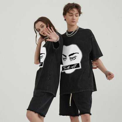 Unisex Vintage Solid Wash T-Shirts 2305102847