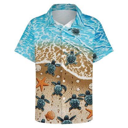 Men's Hawaiian Print Resort Shirt 2304109866