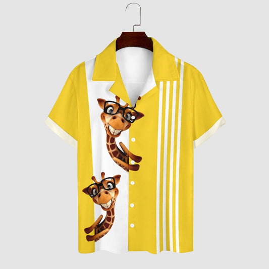 Men Hawaiian Casual Short Sleeve Shirt 2306103692