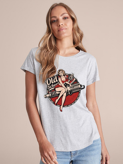 Unisex Round Neck Casual Printed Short Sleeve T-Shirt