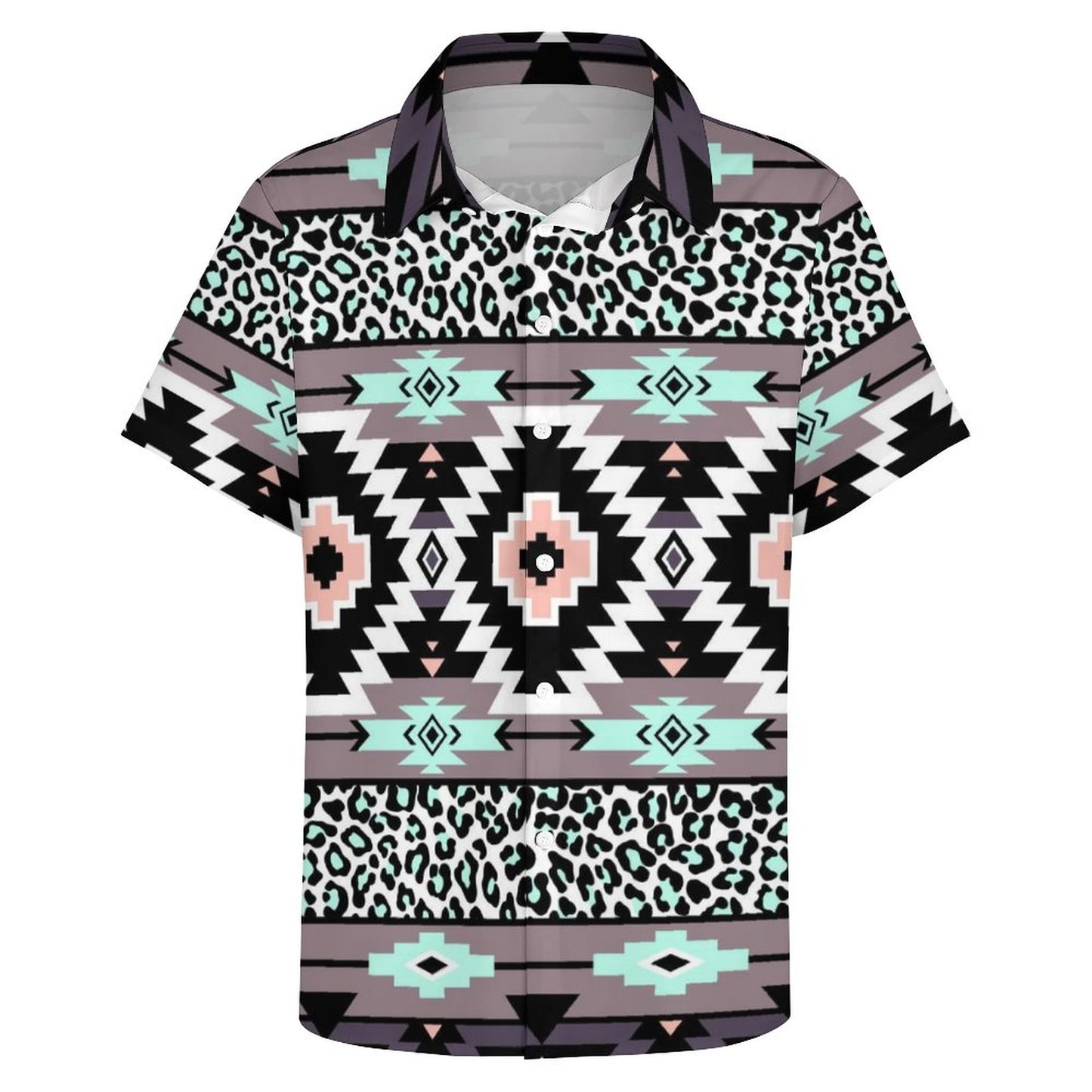 Men's Fashion Casual Printed Short Sleeve Shirts 2306101717