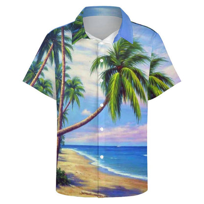 Men's Hawaiian Print Resort Shirt 2304109195