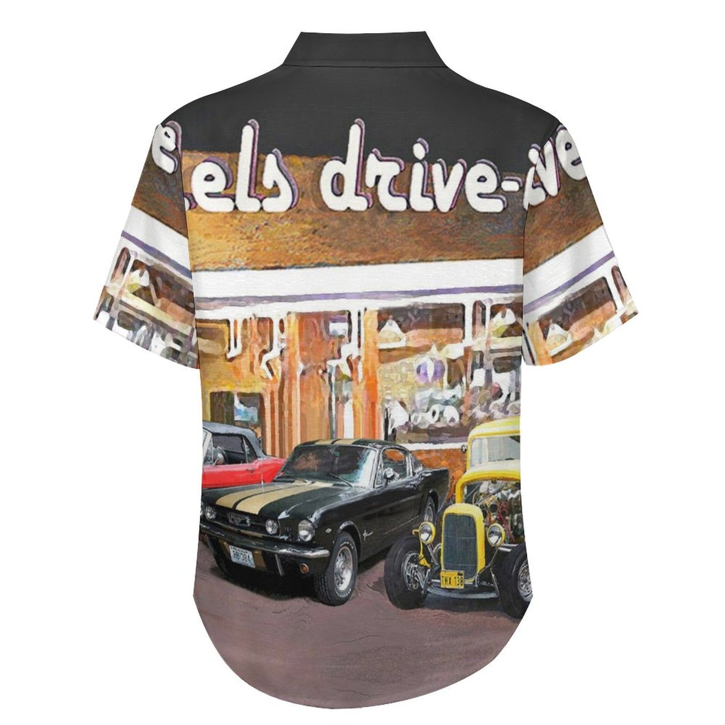 Men's Painted Print Vacation Hawaiian Shirt