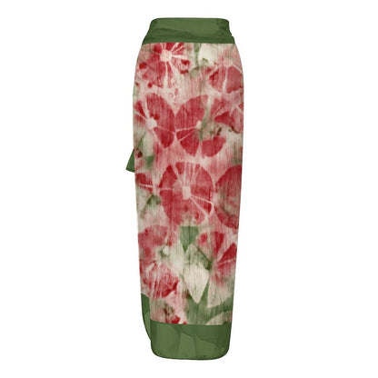 Casual Printed One-Piece Swimsuit And Cover Up 2305104034
