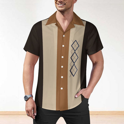 Men's Hawaiian Casual Short Sleeve Shirt 2305101270