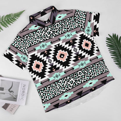 Men's Fashion Casual Printed Short Sleeve Shirts 2306101717