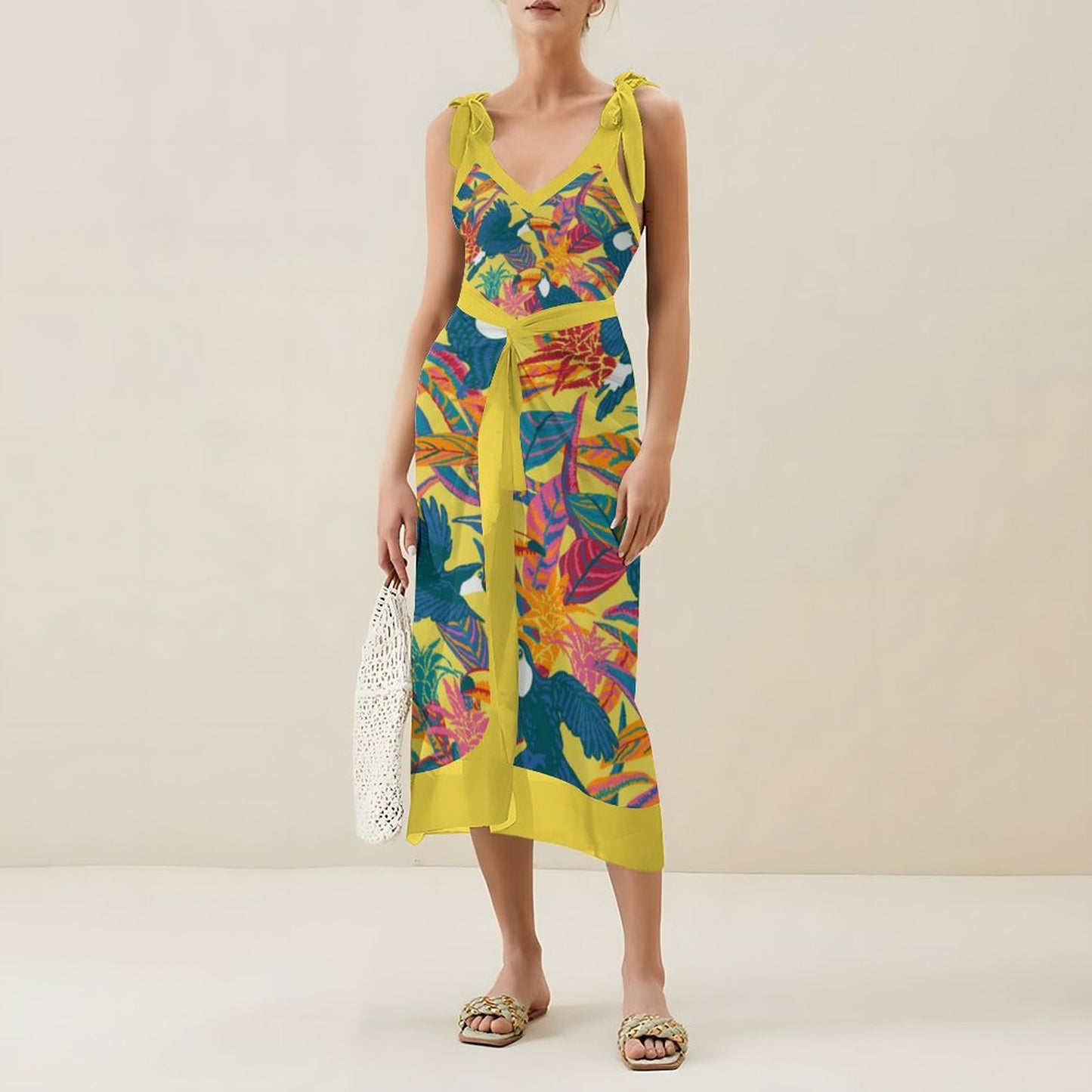 Casual Printed One Piece Swimsuit And Cover Up 2306101889