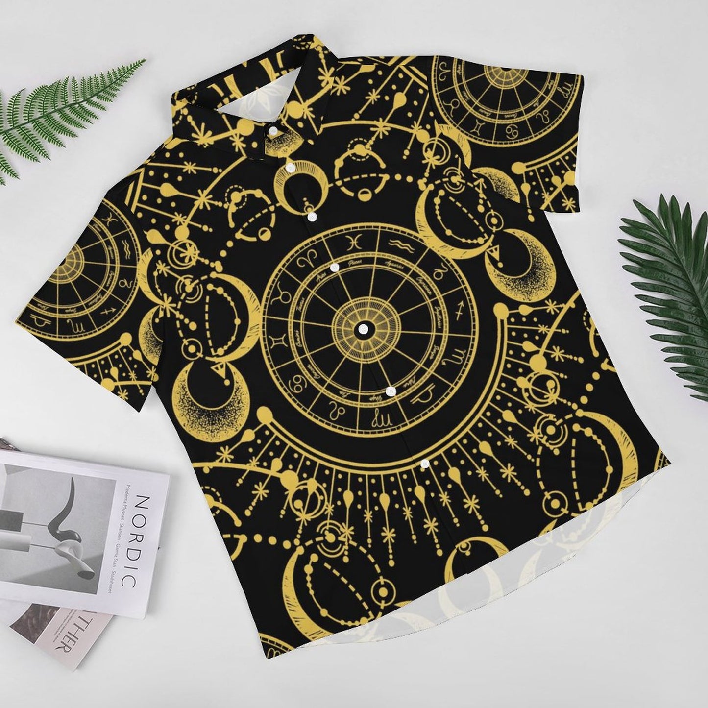 Men's Fashion Casual Printed Short Sleeve Shirts 2306101051