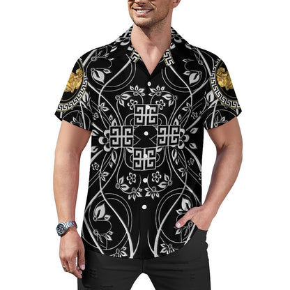 Men Hawaiian Casual Short Sleeve Shirt 2306100032