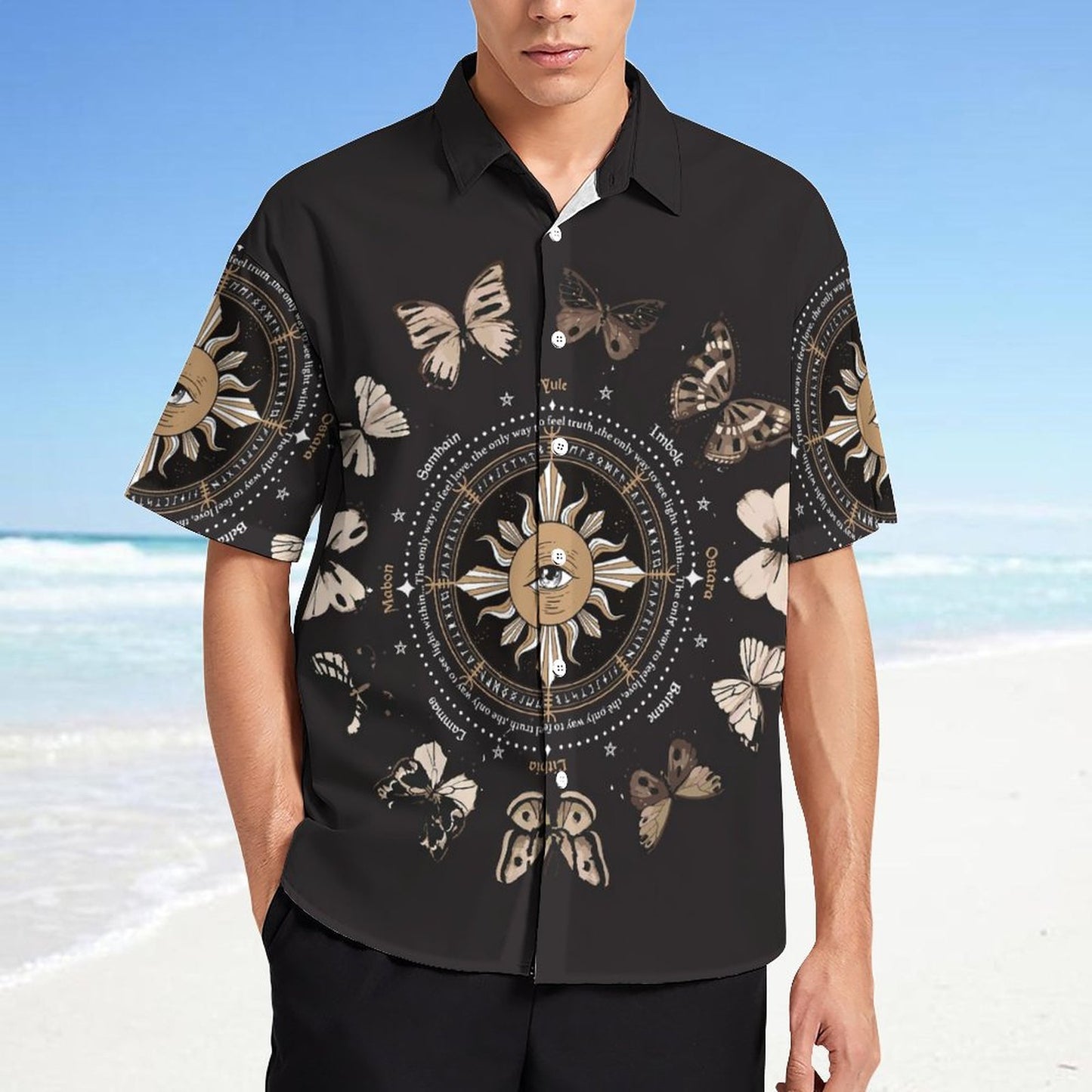 Men's Fashion Casual Printed Short Sleeve Shirts 2306101047