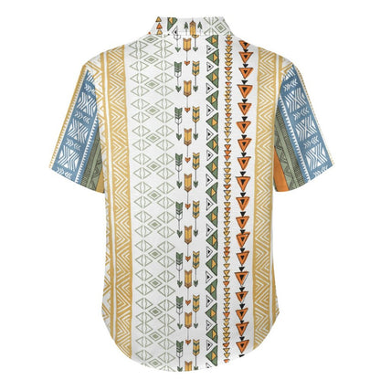 Men's Hawaiian Print Lapel Shirt 2304103753