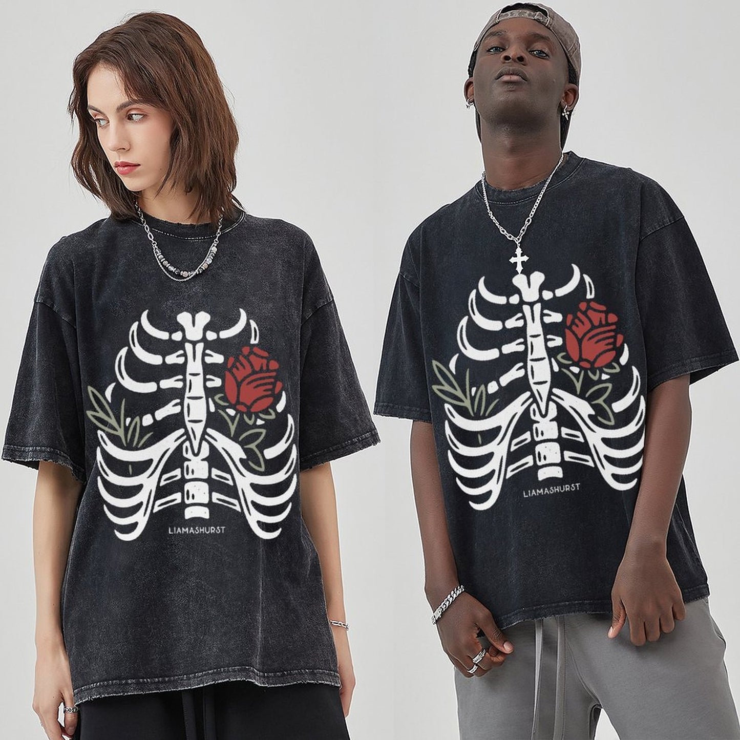 Unisex Vintage Solid Wash T-Shirts 2305101605