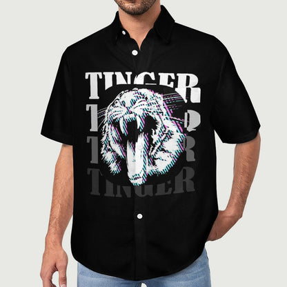 Men's Tiger Vacation Hawaiian Shirt 2306104895