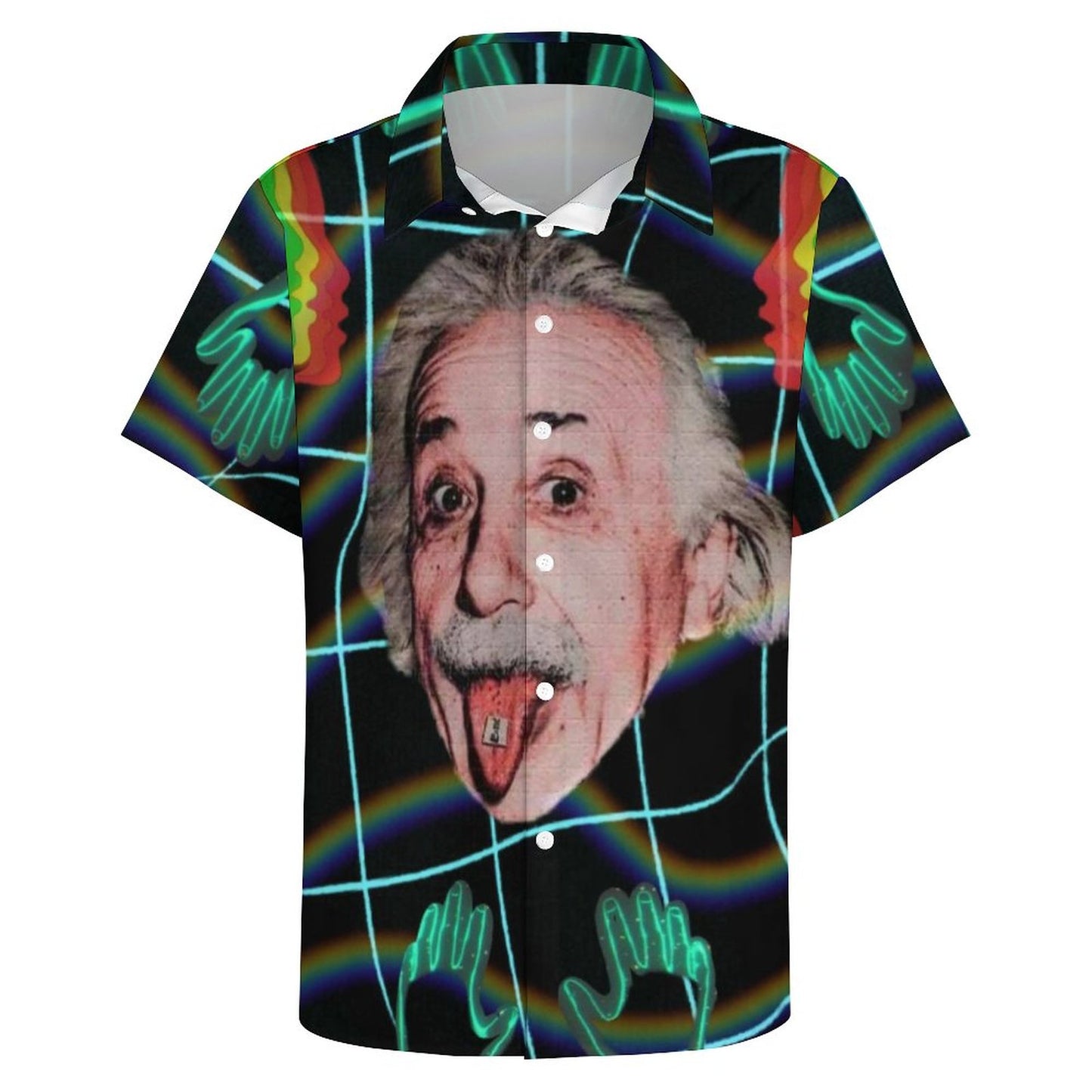 Men's Fashion Casual Printed Short Sleeve Shirts 2306104357