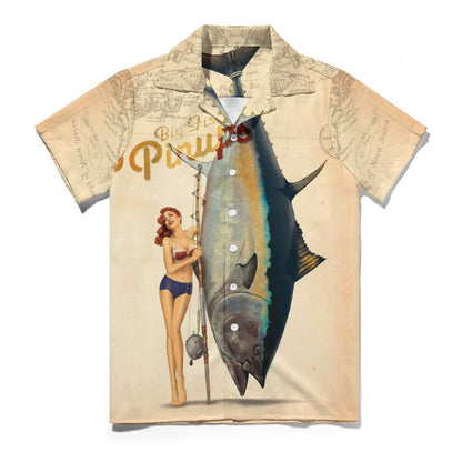 Men Hawaiian Casual Short Sleeve Shirt 2305106551