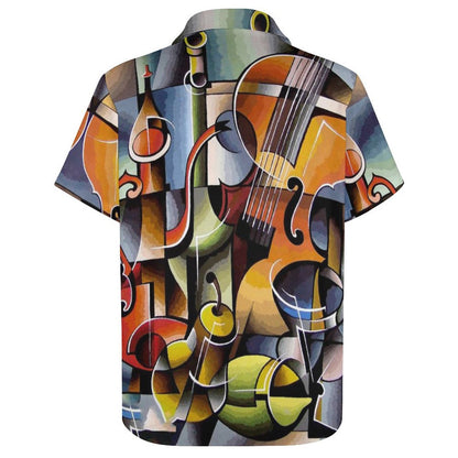 Men's Hawaiian Print Resort Shirt 2305102024