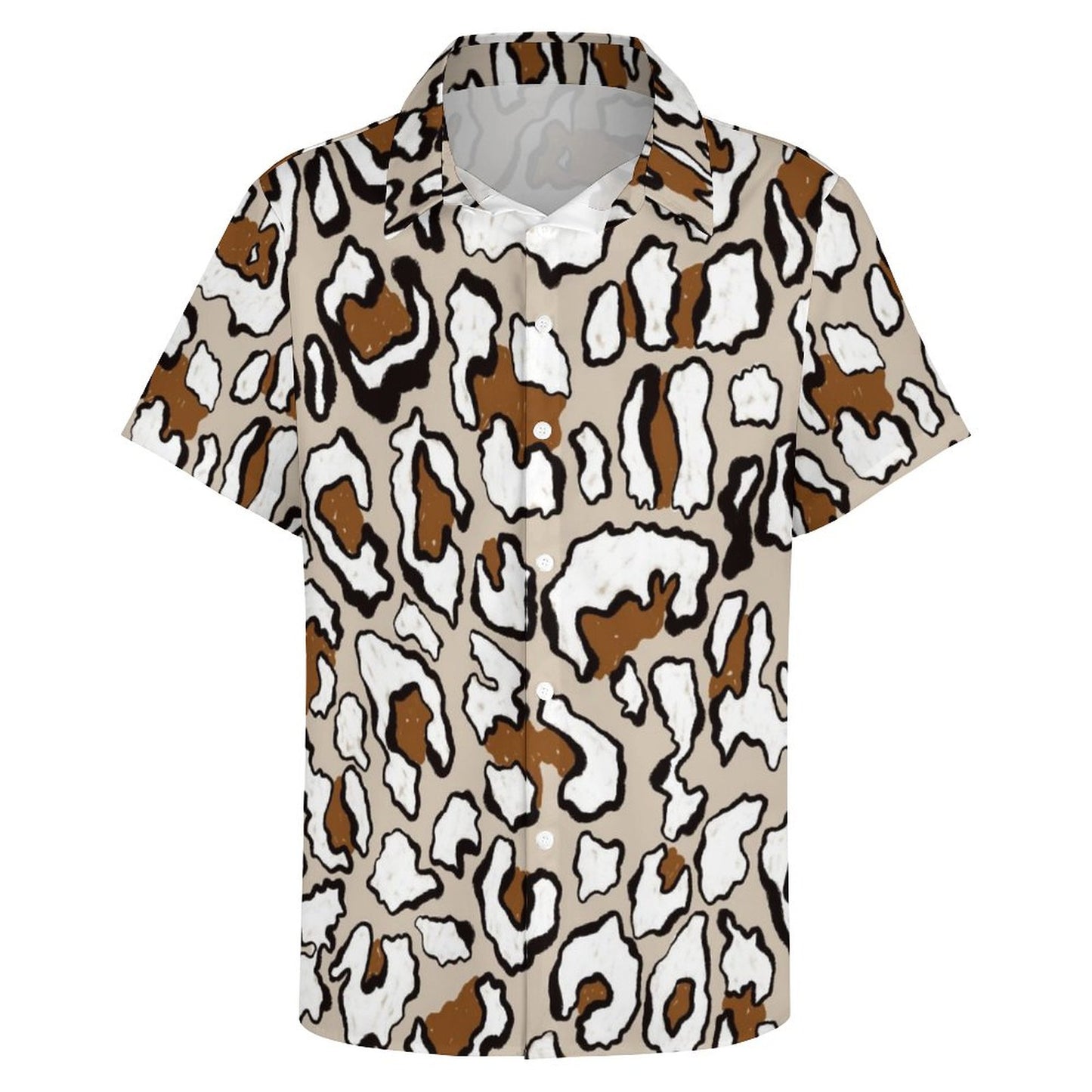Men's Fashion Casual Printed Short Sleeve Shirts 2306104053