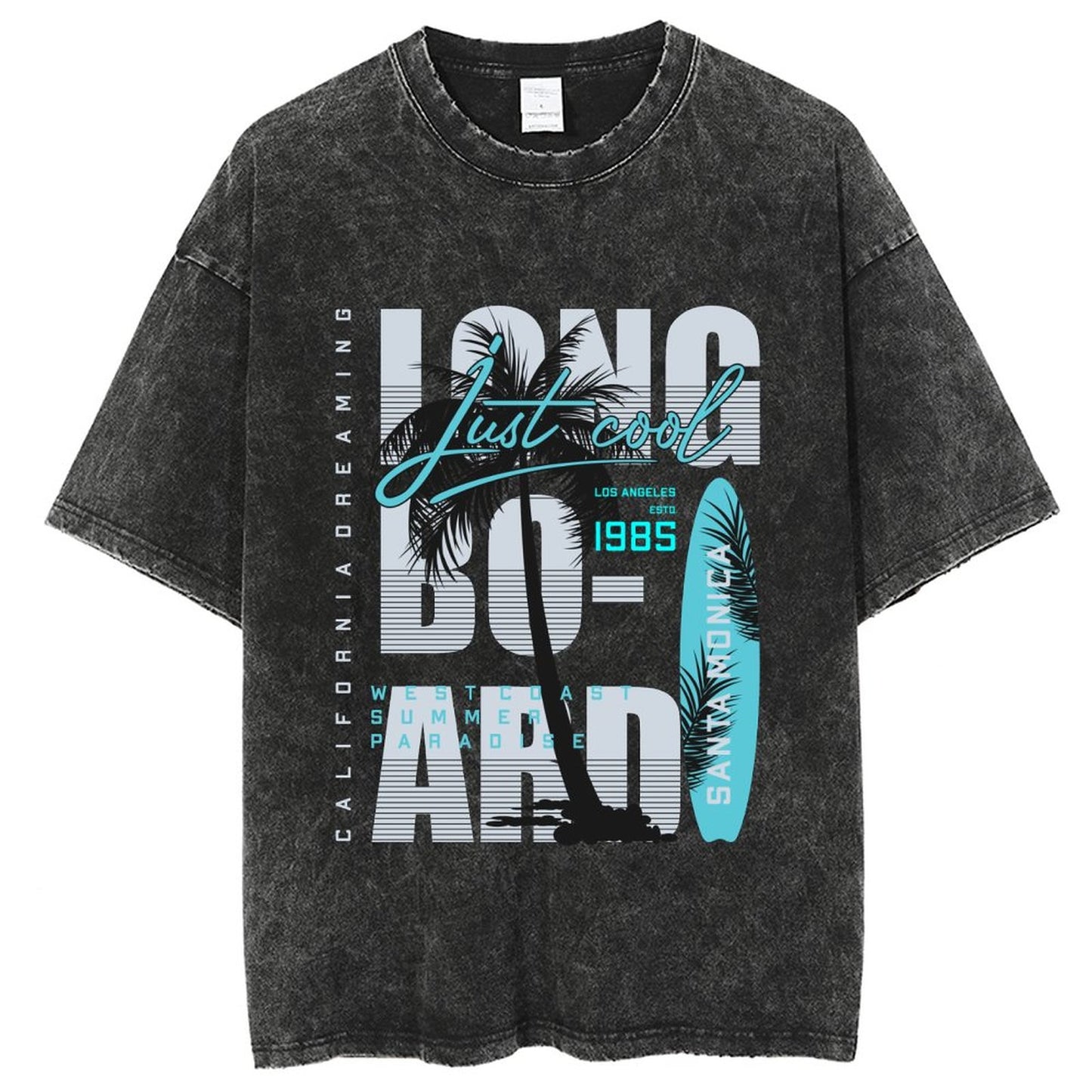 Unisex Vintage Solid Wash T-Shirts 2305101928