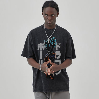 Unisex Vintage Solid Wash T-Shirts 2305102963