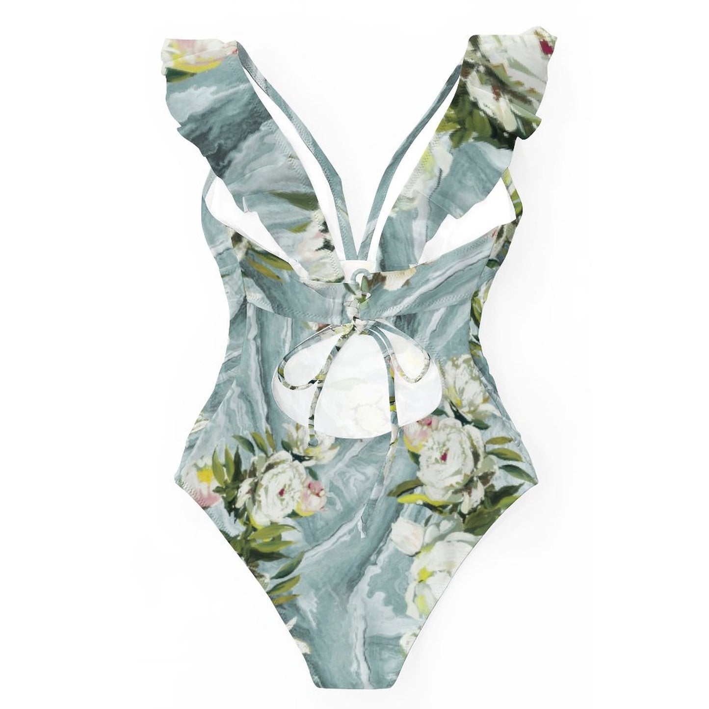 Casual Printed One Piece Swimsuit And Cover Up 2306101712
