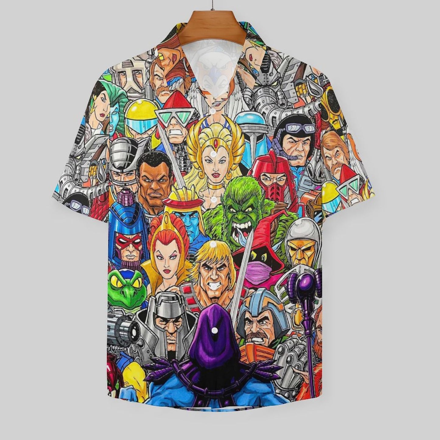 Men's Fashion Casual Printed Short Sleeve Shirts 2306104355
