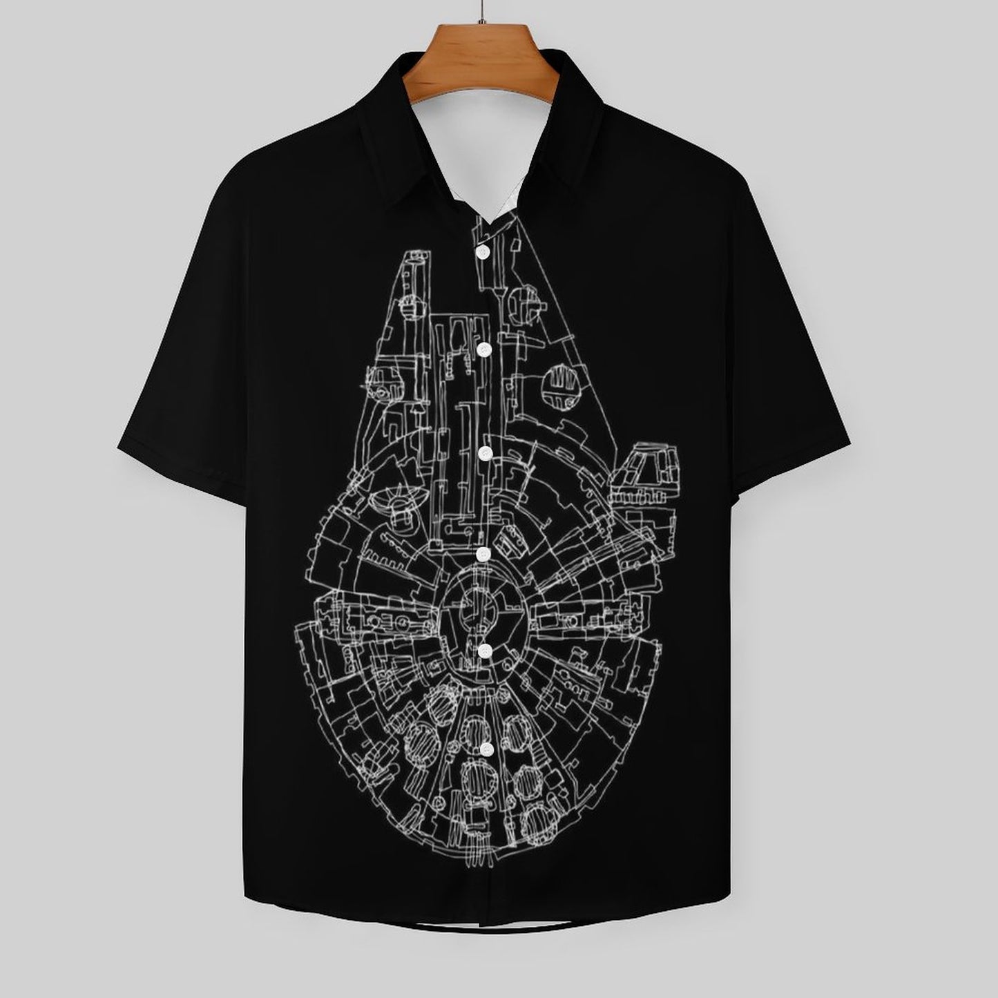 Men's Fashion Casual Printed Short Sleeve Shirts 2306101503