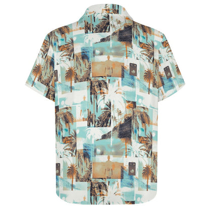 Men's Hawaiian Print Resort Shirt 2305106122