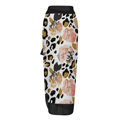 Casual Printed One-Piece Swimsuit And Cover Up 2305102443