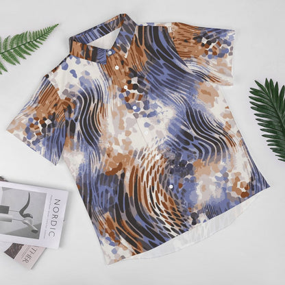 Men's Fashion Casual Printed Short Sleeve Shirts 2306105116