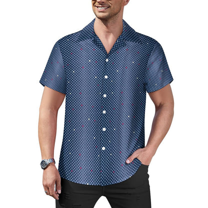 Men Hawaiian Casual Short Sleeve Shirt 2307100358