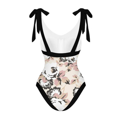 Casual Printed One Piece Swimsuit And Cover Up 2305106670