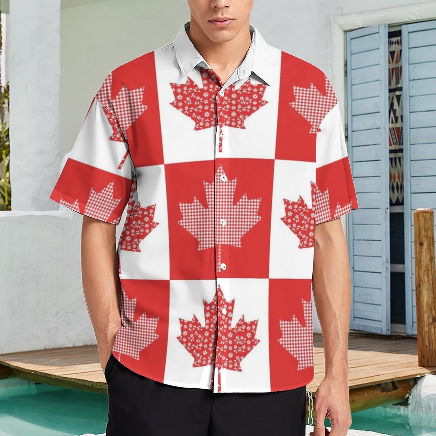 Men's Fashion Casual Printed Short Sleeve Shirts 2306104157