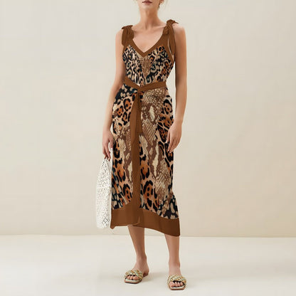 Casual Printed One-Piece Swimsuit And Cover Up 2305102691