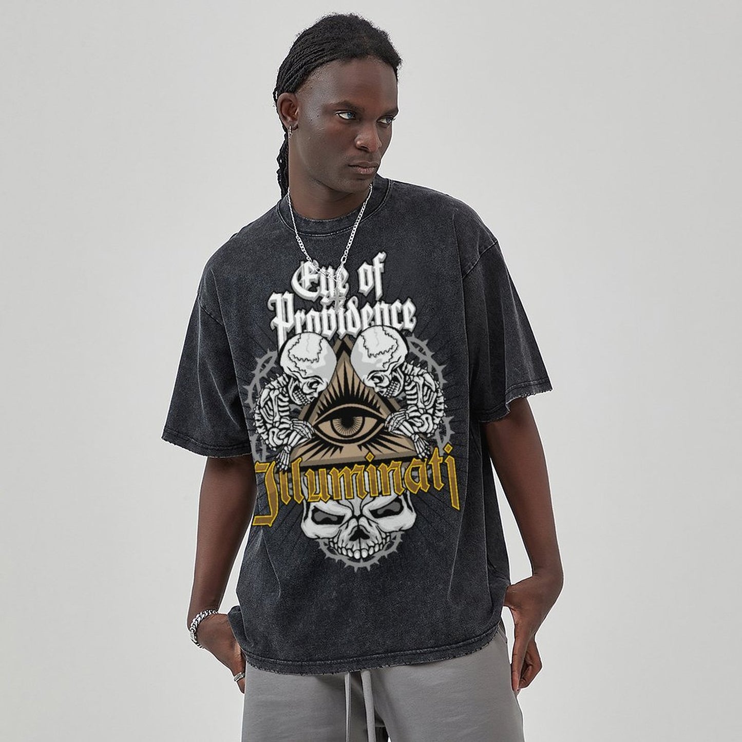 Unisex Vintage Solid Wash T-Shirts 2305101600