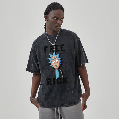 Unisex Vintage Solid Wash T-Shirts 2305103524