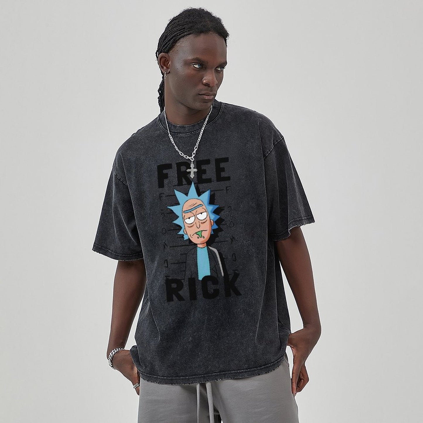 Unisex Vintage Solid Wash T-Shirts 2305103524