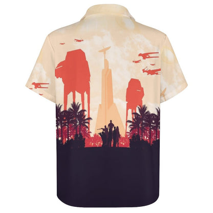 Men's Fashion Casual Printed Short Sleeve Shirts 2306101613