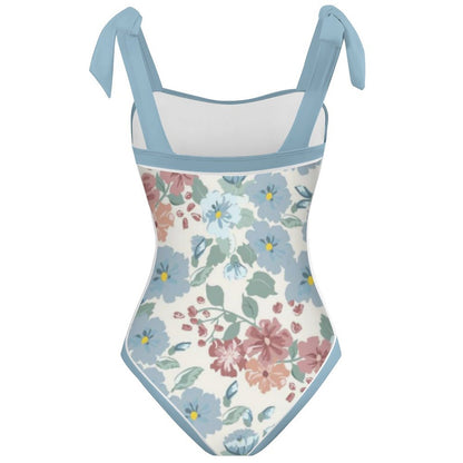 Fashion Printed One Piece Swimsuit And Cover Up 2305104414