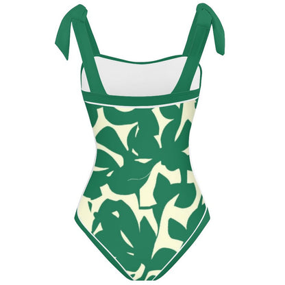 Fashion Printed One Piece Swimsuit And Cover Up 2305105309